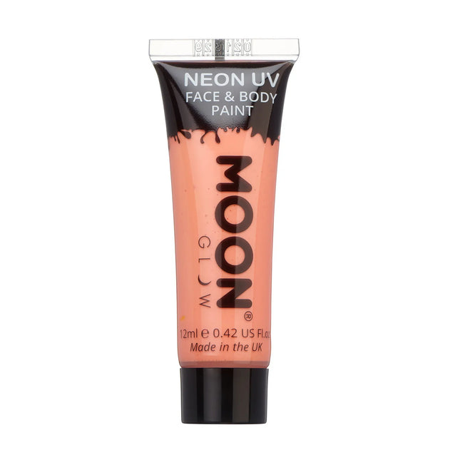 Moon Glow Pastell Neon UV Face Paint Pastell Koralle 12ml