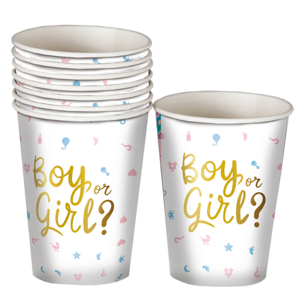 Gender Reveal Becher 200ml 6 Stk.