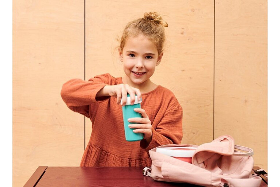 Lunchset Campus Schule Becher+Lunchbox Einhorn