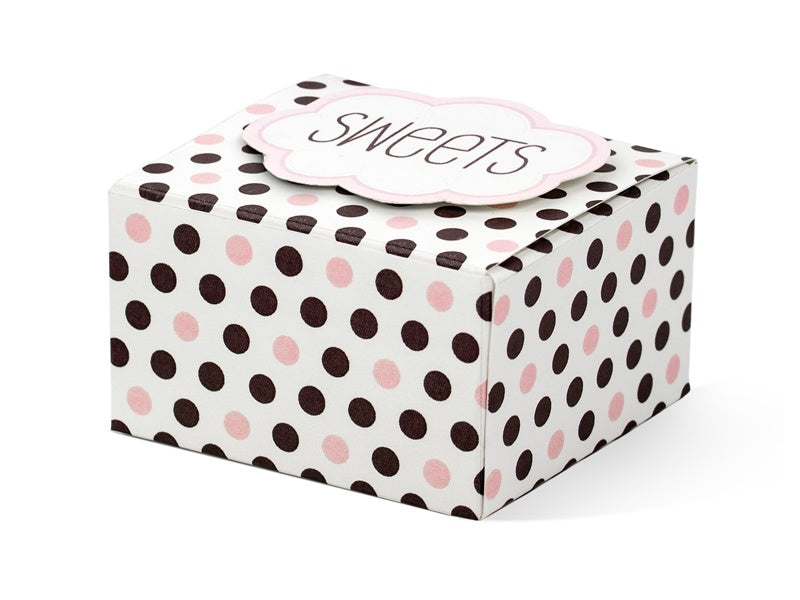 Geschenkboxen Rosa Bonbons 6cm 6Stück