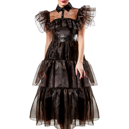 Mittwoch Halloween Kleid Rave Ladies