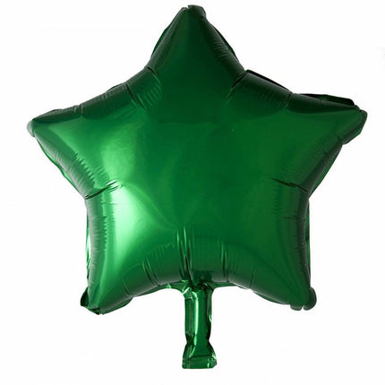 Heliumballon Star Grün 46cm leer