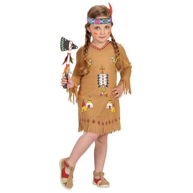 Indianerkleid Mädchen Tipi