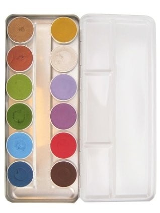 Bunte Make Up Palette 12 Stück