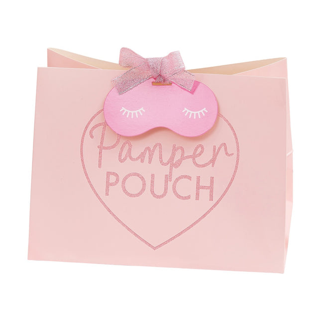 Rosa Partytaschen Pamer Pouch 20cm 5pcs