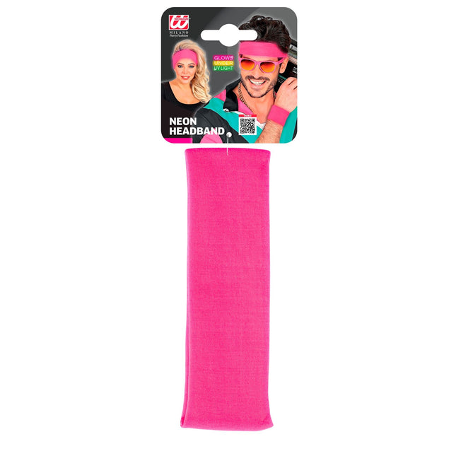 Neon pinkes Stirnband