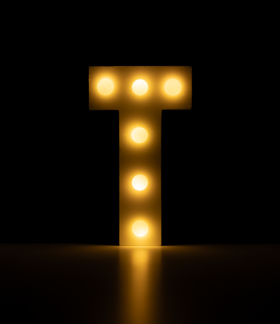 T Light Letter 16,5cm