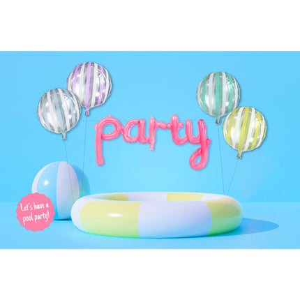 Helium Ballons Set Pool Party 5tlg.