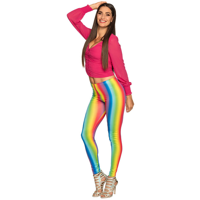 Regenbogen Leggings