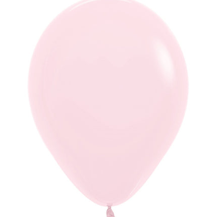 Luftballons Pastell Matt Rosa 25cm 100Stk