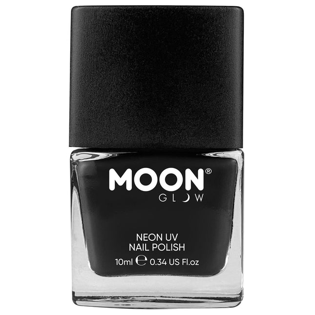 Moon Glow Pastell Neon UV Nagellack Schwarz 14ml