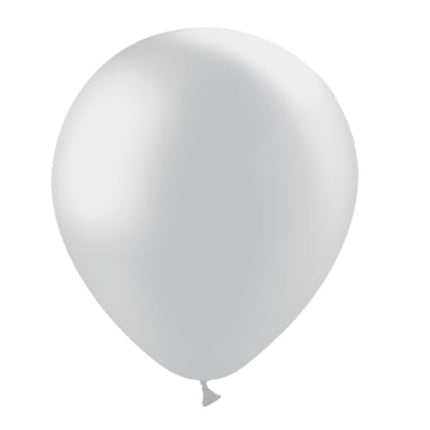 Silberne Ballons Metallic 30cm 10Stück