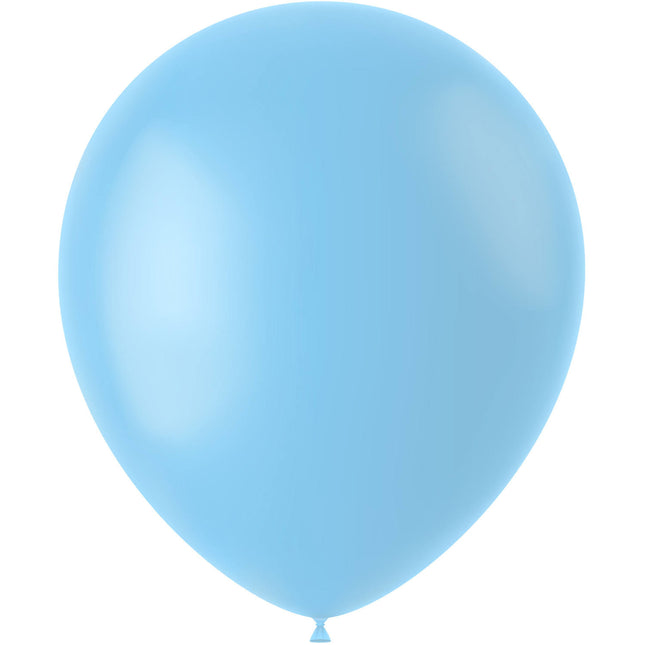 Hellblaue Luftballons Puderblau 33cm 100Stk