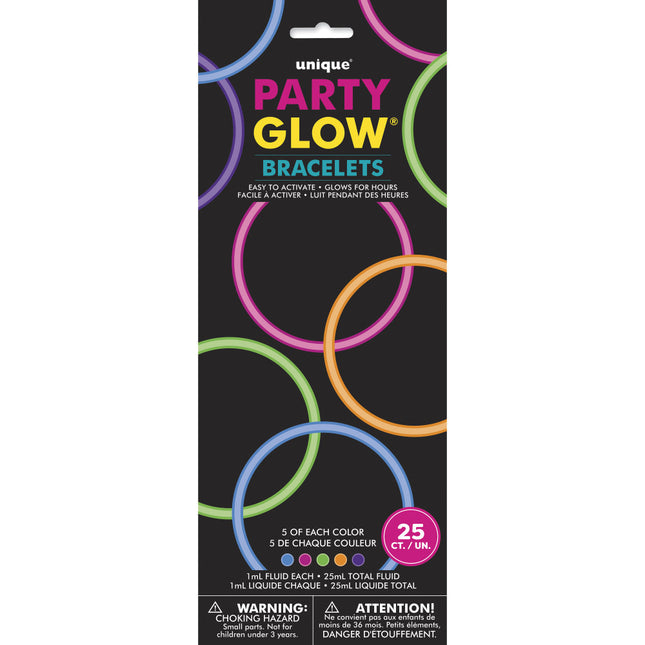 Armbänder Glow In The Dark 25pcs