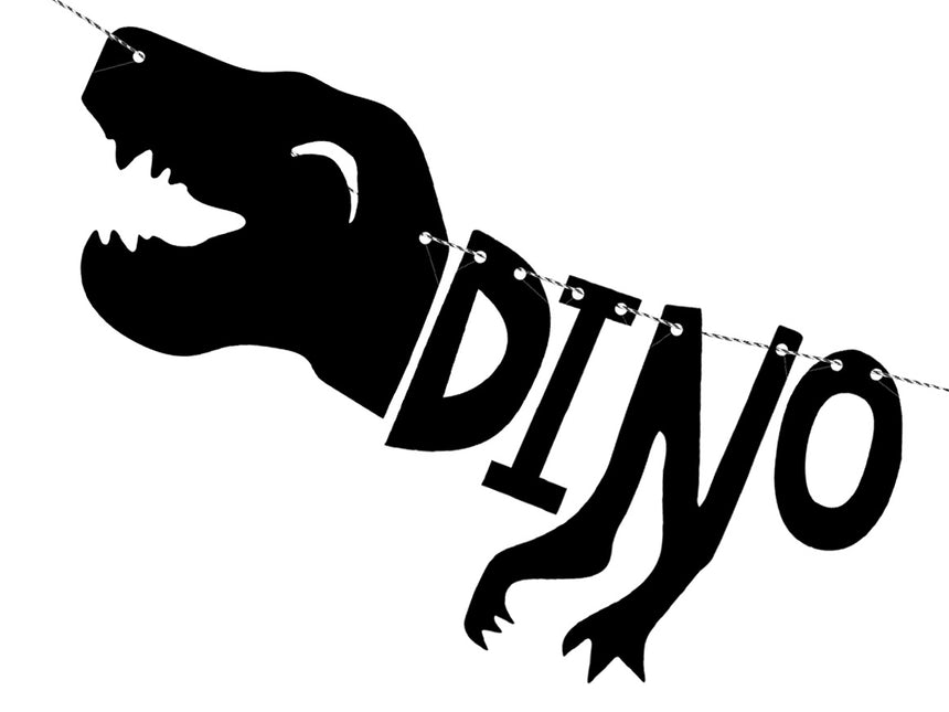 Dino Party Buchstabengirlande 90cm