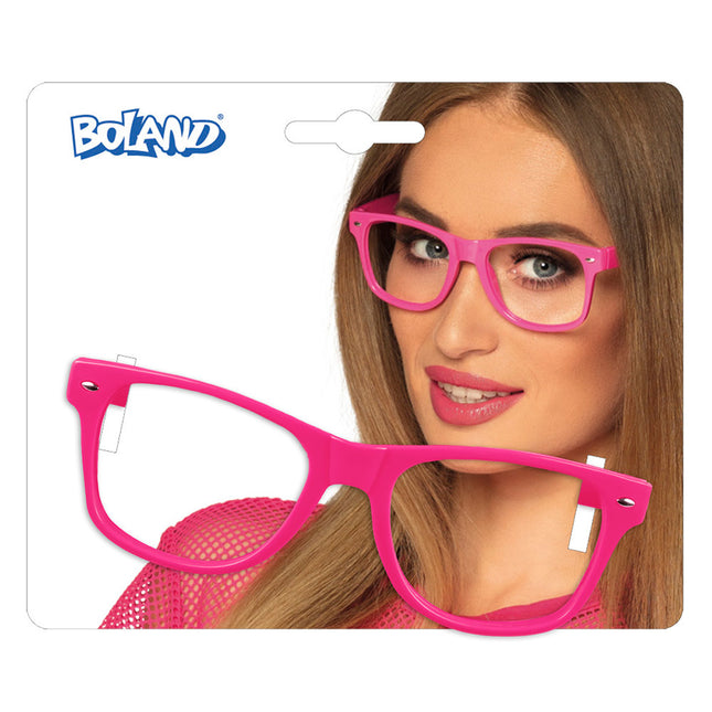 Party Brille neon pink