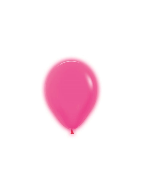 Ballons Neon Fuchsia 12cm 50Stk