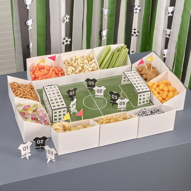 Fußball Tischdekoration Snack Board 48cm