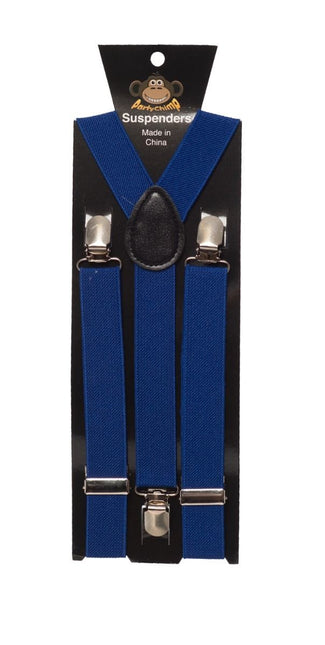 Hosenträger Blau 3cm