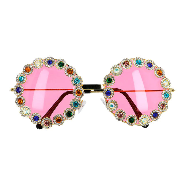 Rosa Brille Diamant