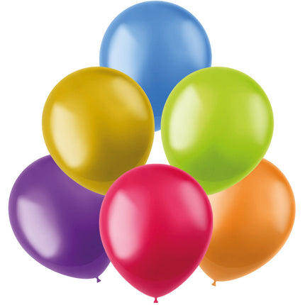 Ballons Bunt Metallic 23cm 50Stk