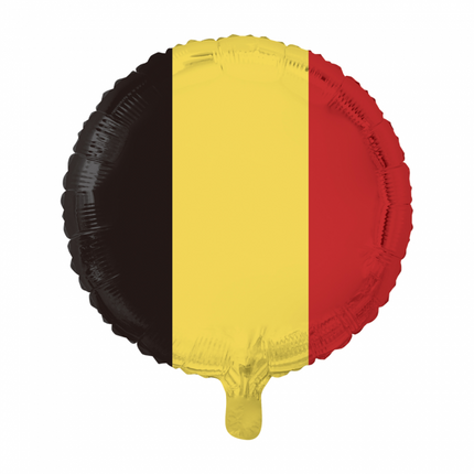 Heliumballon Flagge Belgien 45cm leer