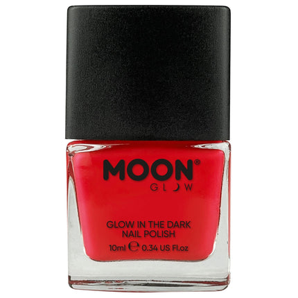 Moon Glow Glow in the Dark Nagellack Rot 14ml