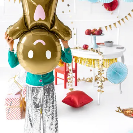 Helium Ballon Lebkuchen Leer 97cm