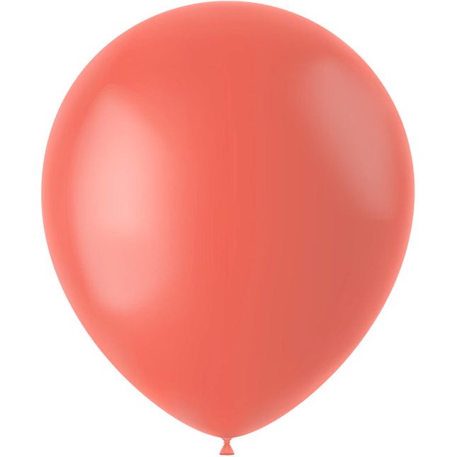 Orange Luftballons Frische Cantaloupe 33cm 10Stk