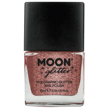 Moon Glitter Holographic Nagellack Rose Gold 14ml