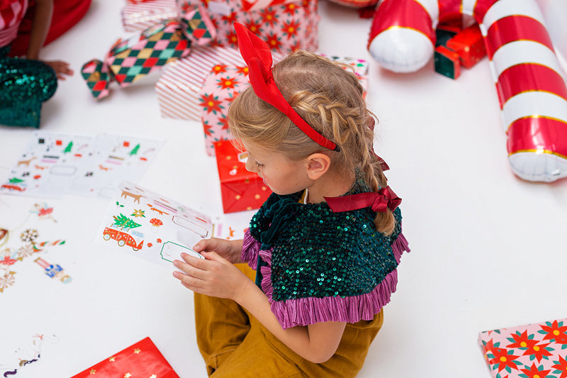 Geschenkaufkleber Weihnachten