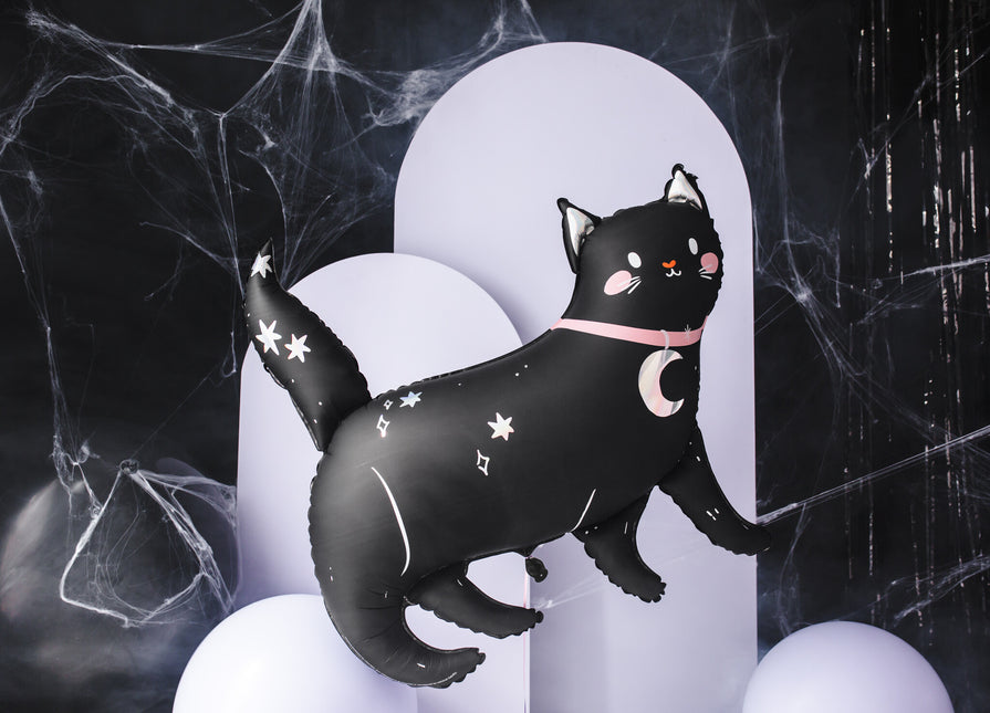 Halloween Heliumballon Katze leer 95cm