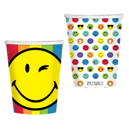 Becher Smiley 250ml 8Stk