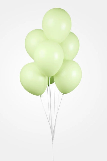 Grüne Luftballons Pastell Macaron 30cm 100Stk