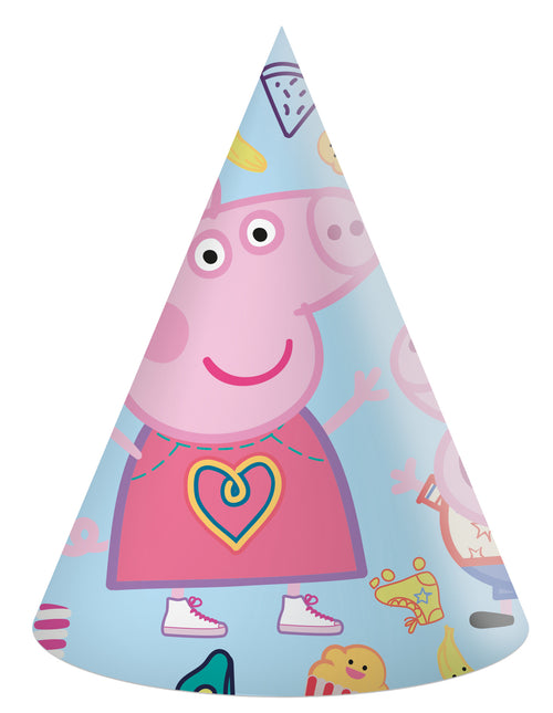 Peppa Pig Party Hüte 6 Stk.