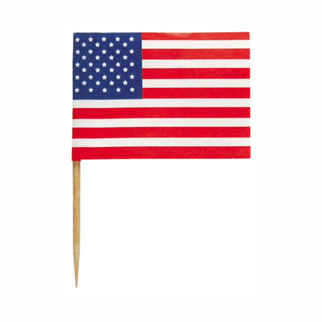 USA Flagge Aufkleber 6,5cm 30Stück