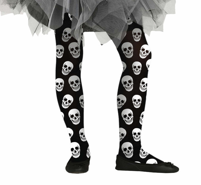 Halloween Legging Totenkopf Mädchen