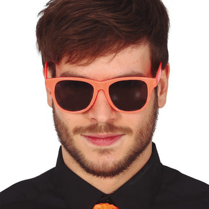 Neon Orange Brille