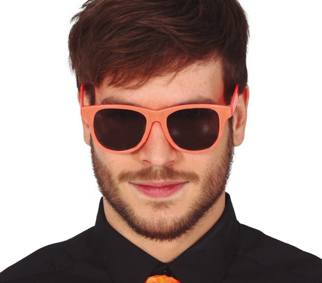 Neonorange Brille