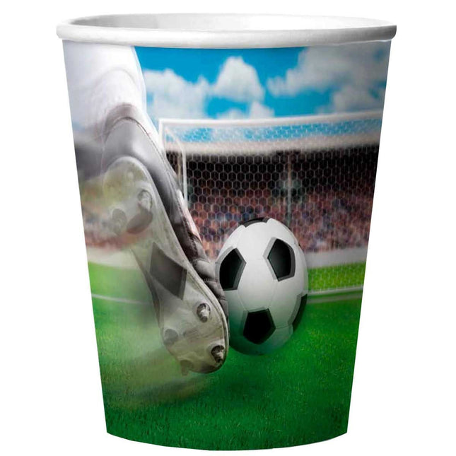 Fußballbecher 3D Plastik 250ml 4Stk