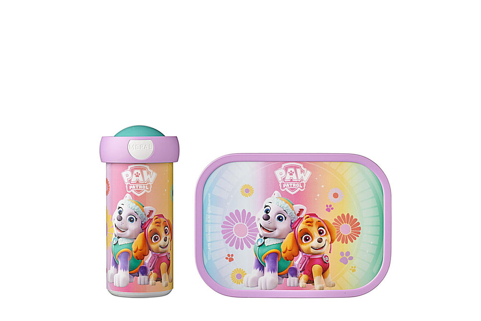 Lunch-Set Schulbecher und Lunch-Box Paw Patrol Girls