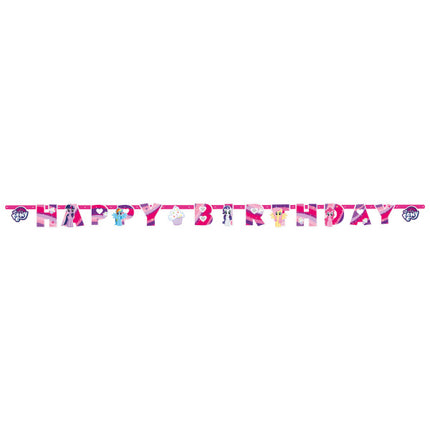 My Little Pony Buchstabengirlande Happy Birthday 2m