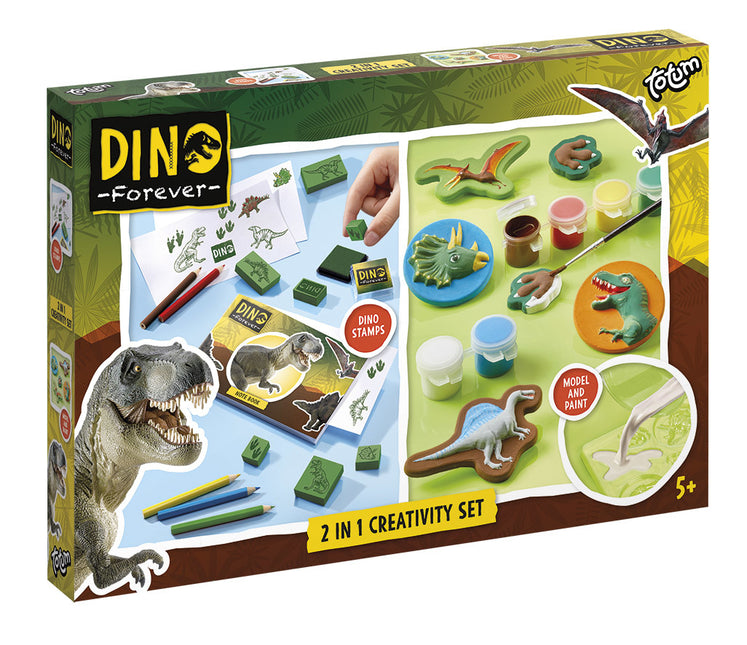 Dino 2-in-1 Stempelset