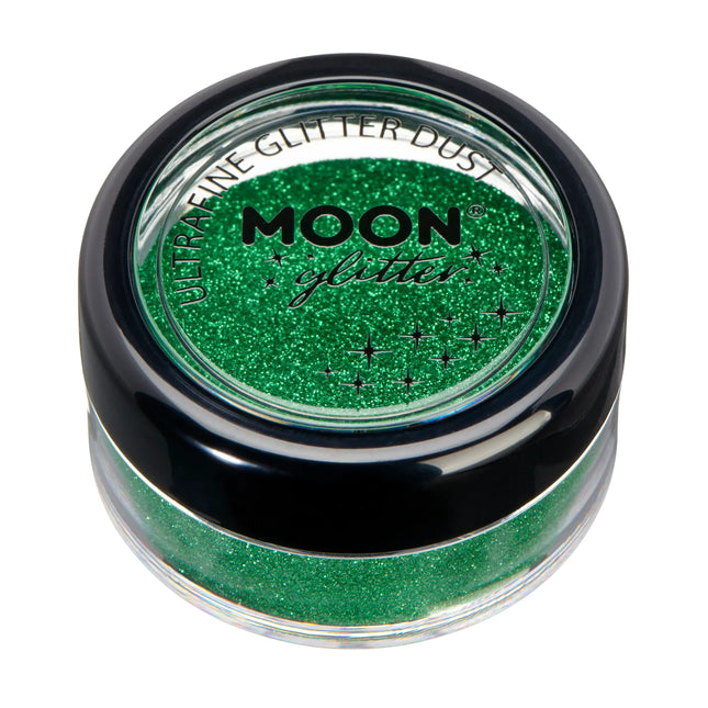 Moon Glitter Classic Ultrafeiner Glitzerstaub Grün 5g