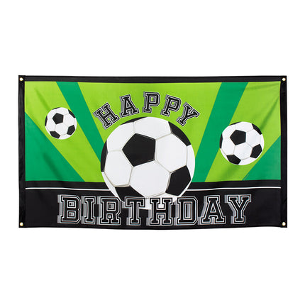 Football Flagge Happy Birthday 1.5m