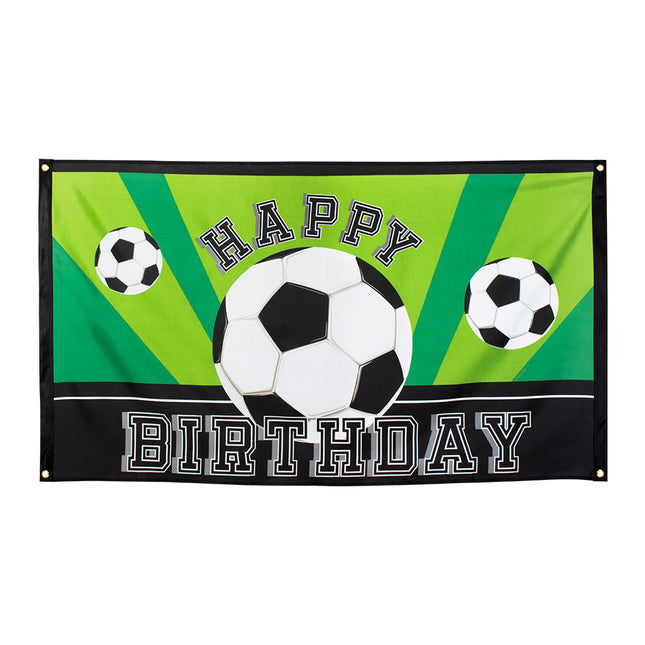 Football Flagge Happy Birthday 1.5m