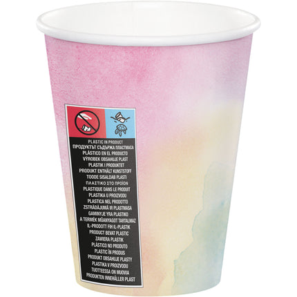 Becher Holographisch 256ml 8Stk