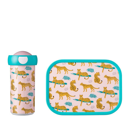 Lunchset Campus Schulbecher+Lunchbox Leopard