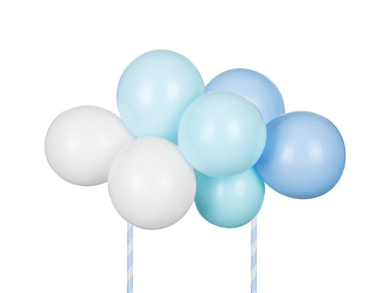 Blaue Tortenaufleger Ballons 29cm