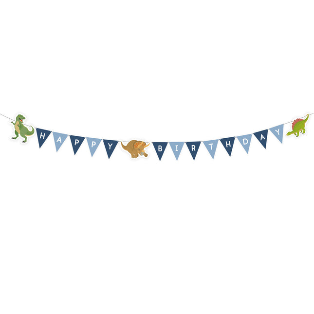 Dinosaurier Briefschlinge Happy Birthday 1,8m